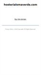 Mobile Screenshot of hosterialomaverde.com